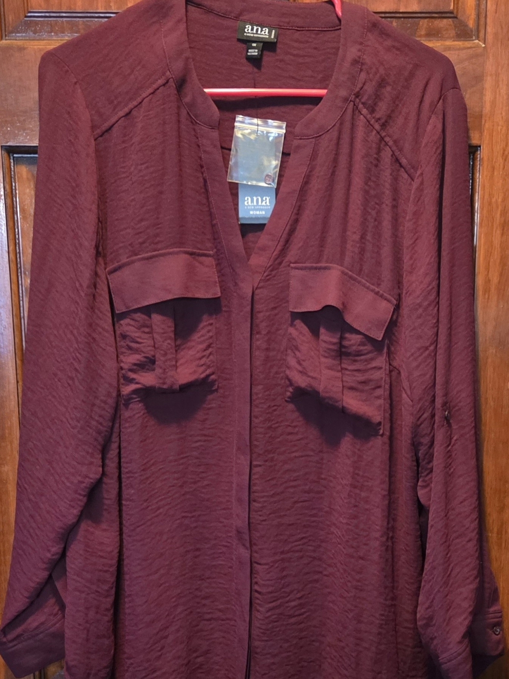 a.n.a Women's Deep Ruby Blouse